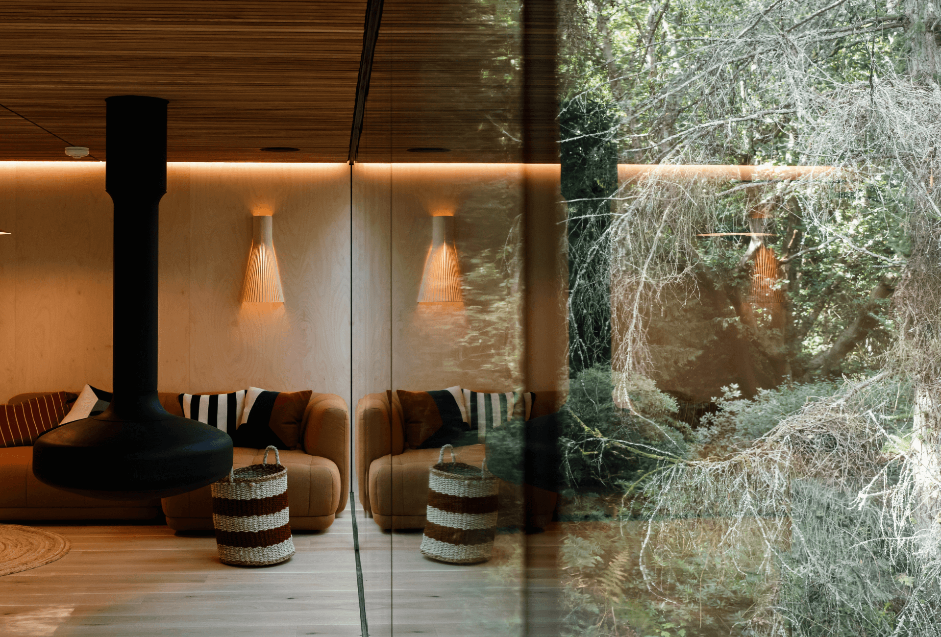 Looking Glass Lodge interior featuring the FireBob