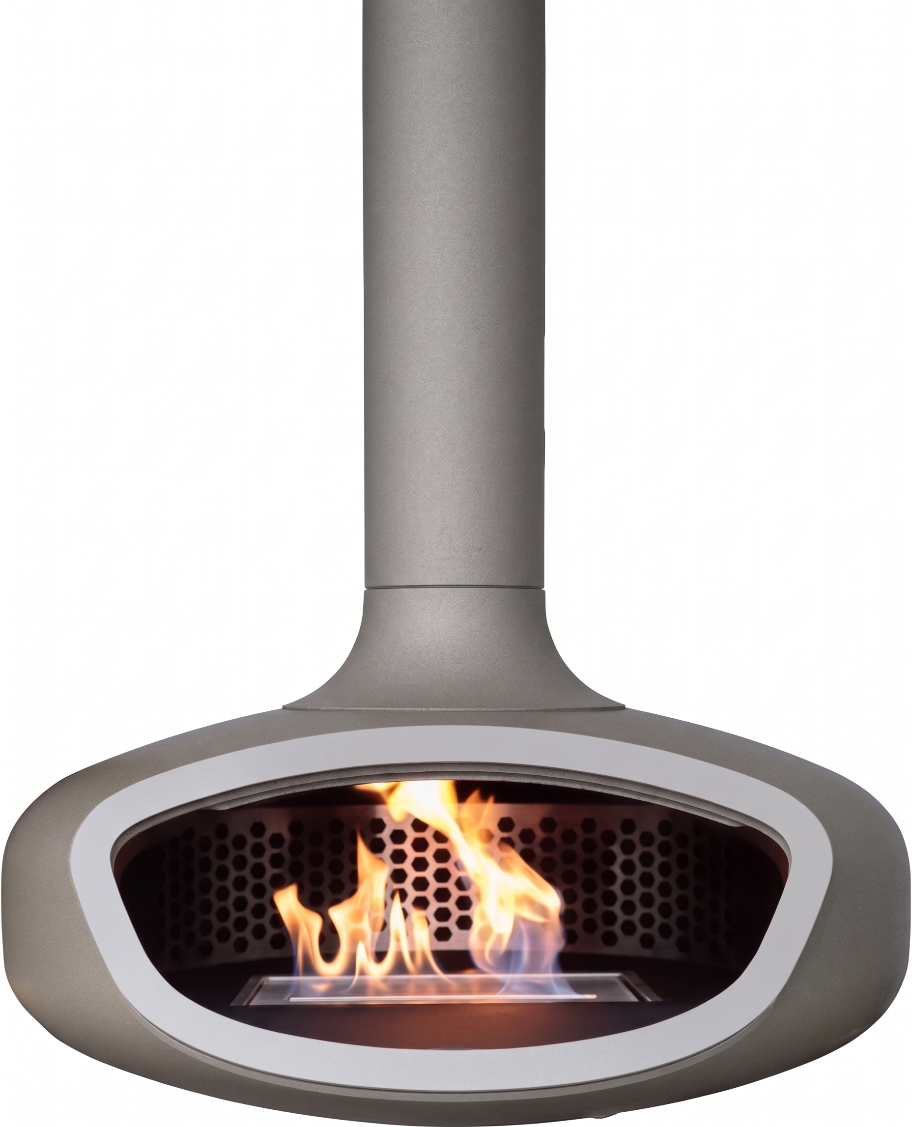 Suspended BioBob, bioethanol burning stove in colour Surf Sand